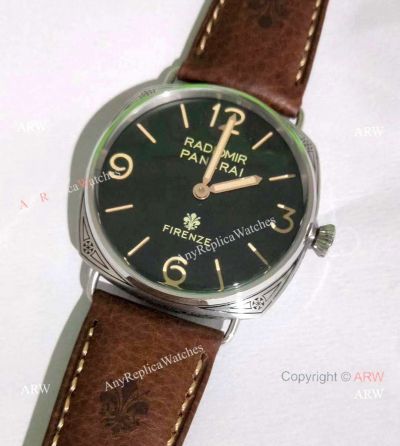 New Replica Panerai Radiomir Firenze PAM00672 Watch Brown Leather Band